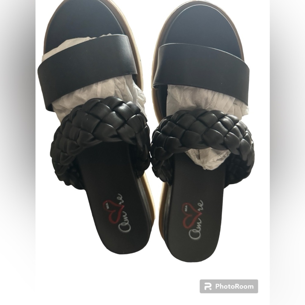 Mia braided platform sandals - Picture 2 of 6